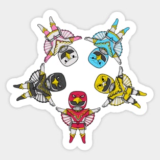 Jetman Drop Formation Sticker